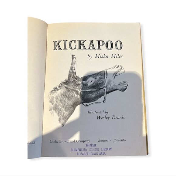 Kickapoo Book By Miska Miles First Edition - Picture 3 of 8